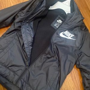 Nike fleece lined zip up